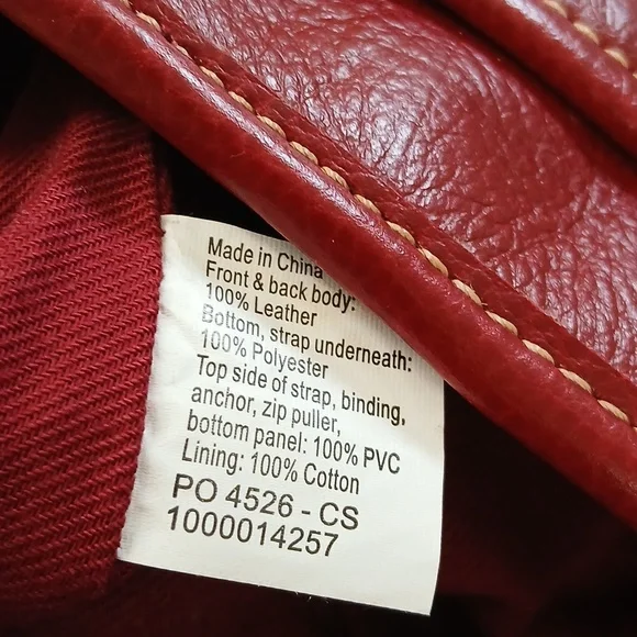 The Sak Red Leather Shoulder Bag EUC - Picture 9 of 10